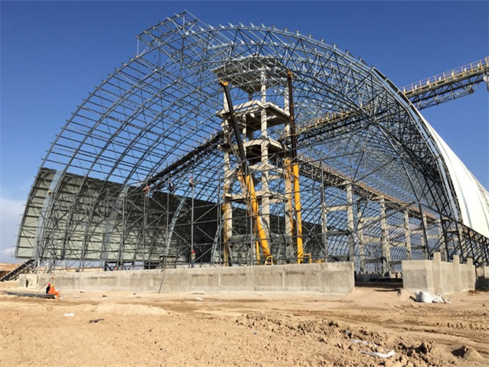 金昌煤机油桶翘工程网架